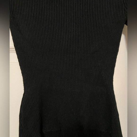 Abercrombie & Fitch Black Ribbed Long Sleeve Bodysuit - Picture 7 of 7